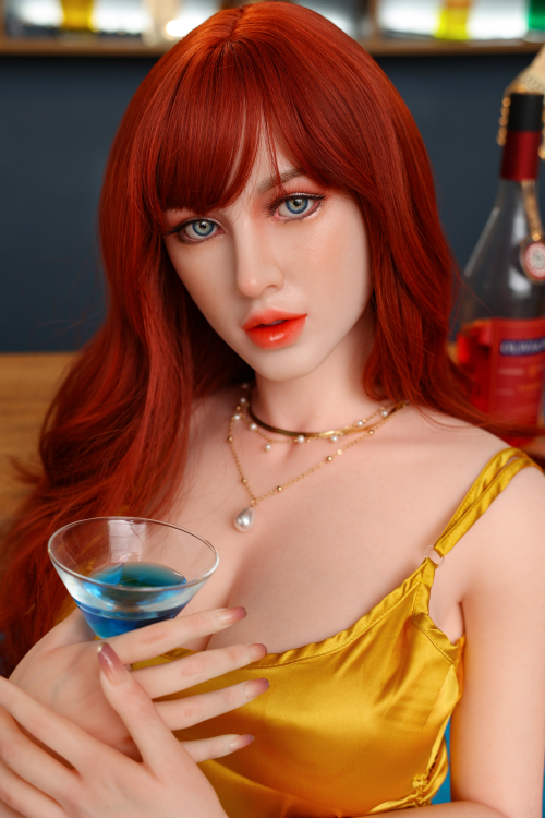 Crazybaby  doll_158CM _red hair beauty