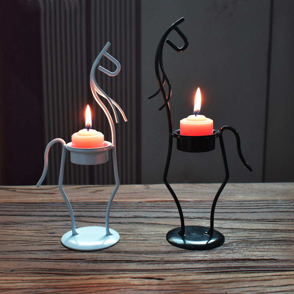 Wrought Iron Animal Candle Holder