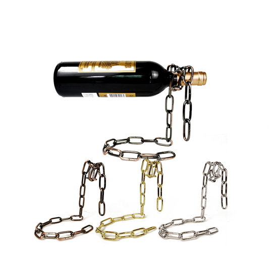 Floating Chain Wine Rack